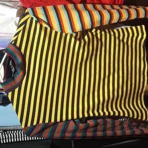 Colorful and Striped long sleeve shirt